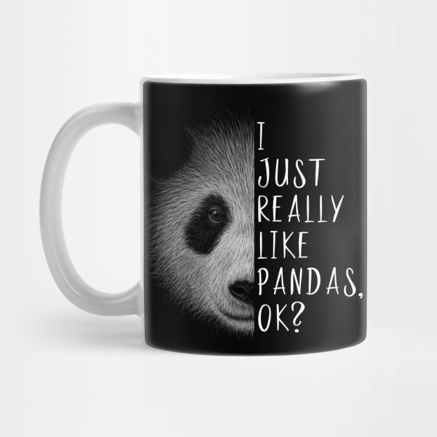 I Just Really Like Pandas Ok? Funky Panda Bear Drawing by SkizzenMonster